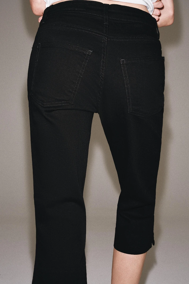 ZW COLLECTION MID-RISE CAPRI JEANS