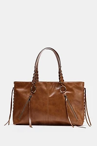 FRINGED TOTE BAG