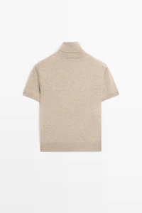 Turtleneck knit sweater