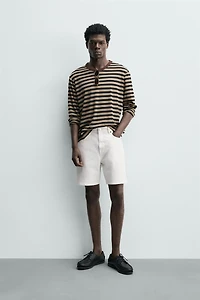 BERMUDA EN JEAN REGULAR FIT