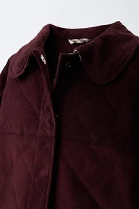 VELVET PETER PAN COLLAR JACKET