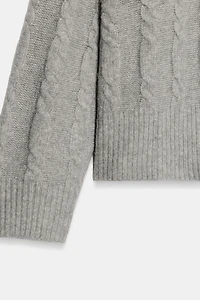 SOFT CABLE KNIT JUMPER