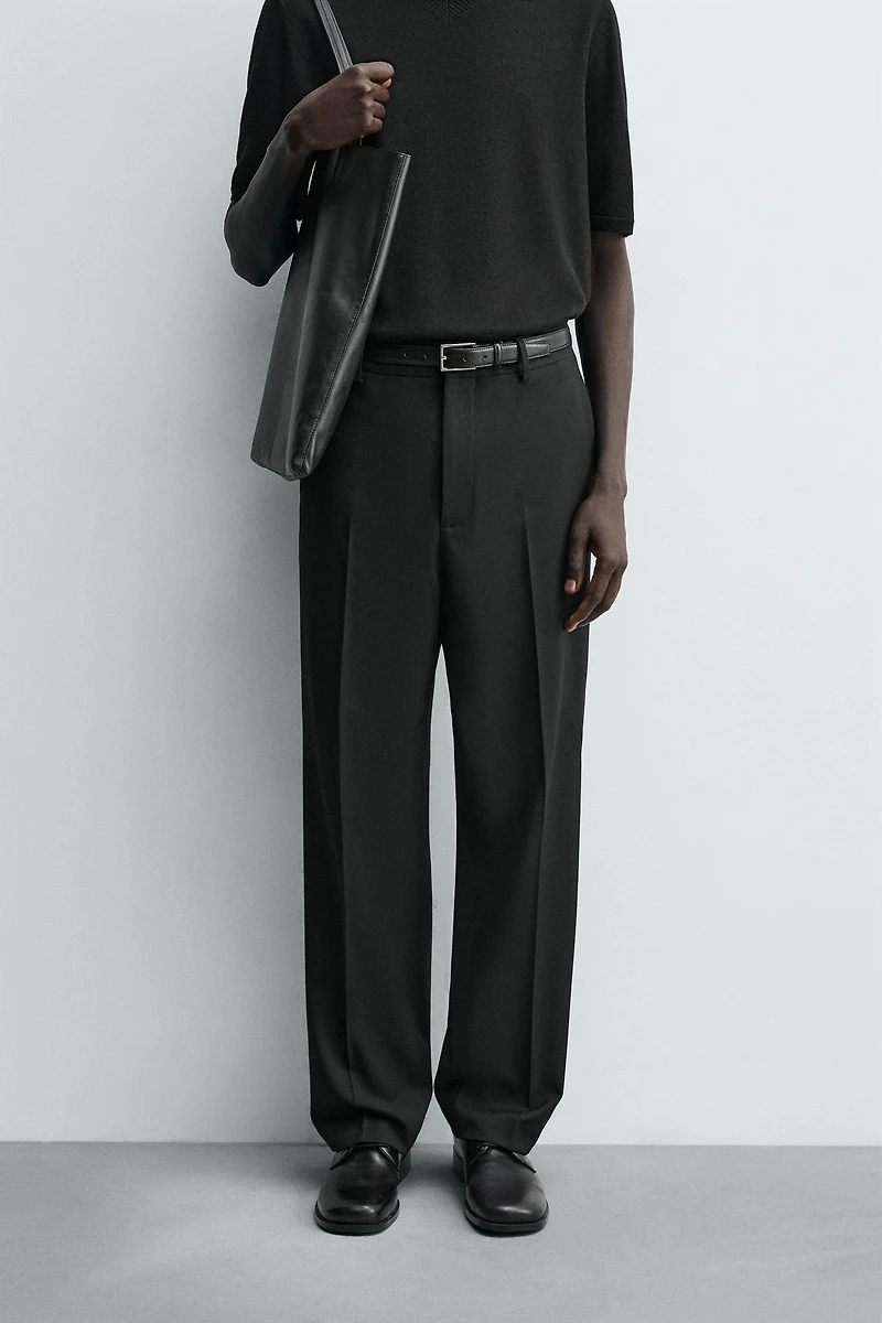 STRETCH STRAIGHT FIT PANTS