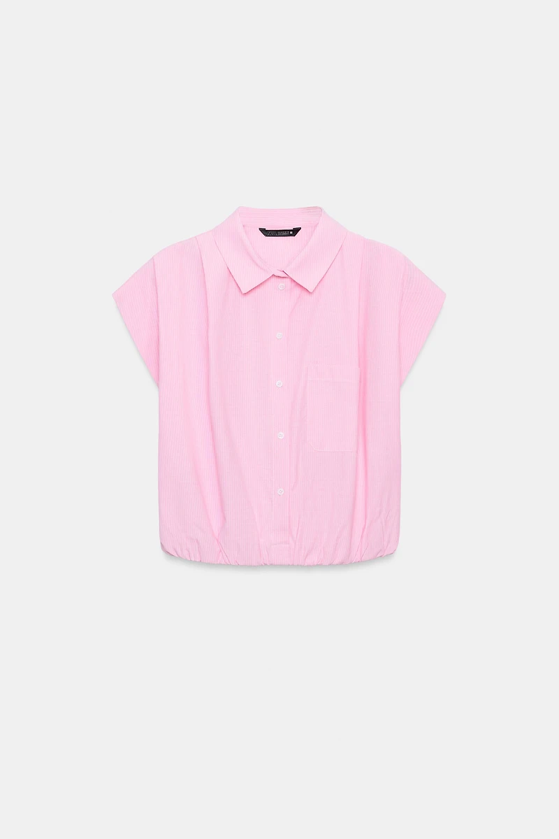 SHORT STRIPED SHIRT