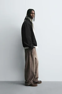 RELAXED FIT ZIP-UP JACKET