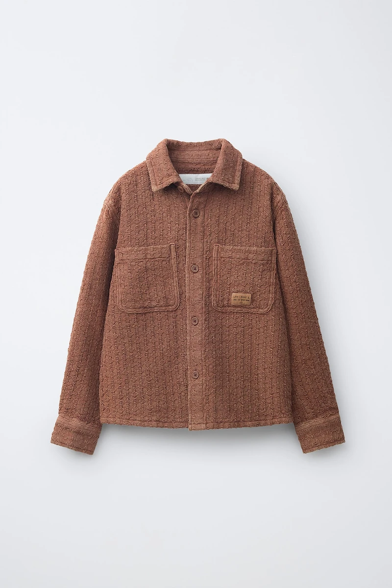 STRUCTURED POCKET OVERSHIRT