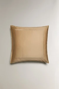 SATEEN PILLOWCASE WITH DOUBLE TRIM