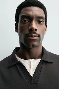 SWEAT POLO INTERLOCK