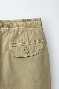 FLOWY COTTON PANTS