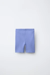RIBBED TEXTURED CYCLING LEGGINGS