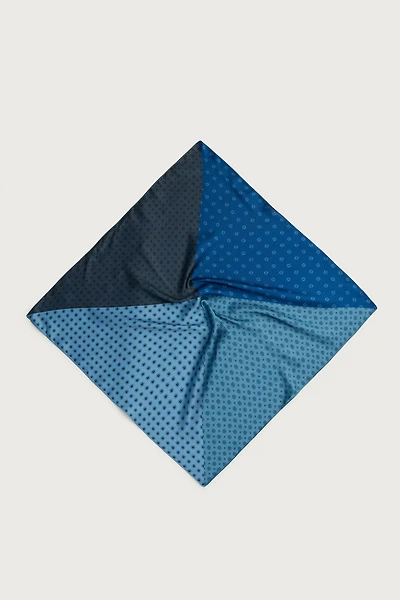 PATCHWORK PRINT SATIN BANDANA