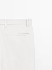 Pantalon de tailleur 100 % lin