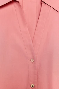 WIDE SLEEVE POPLIN SHIRT