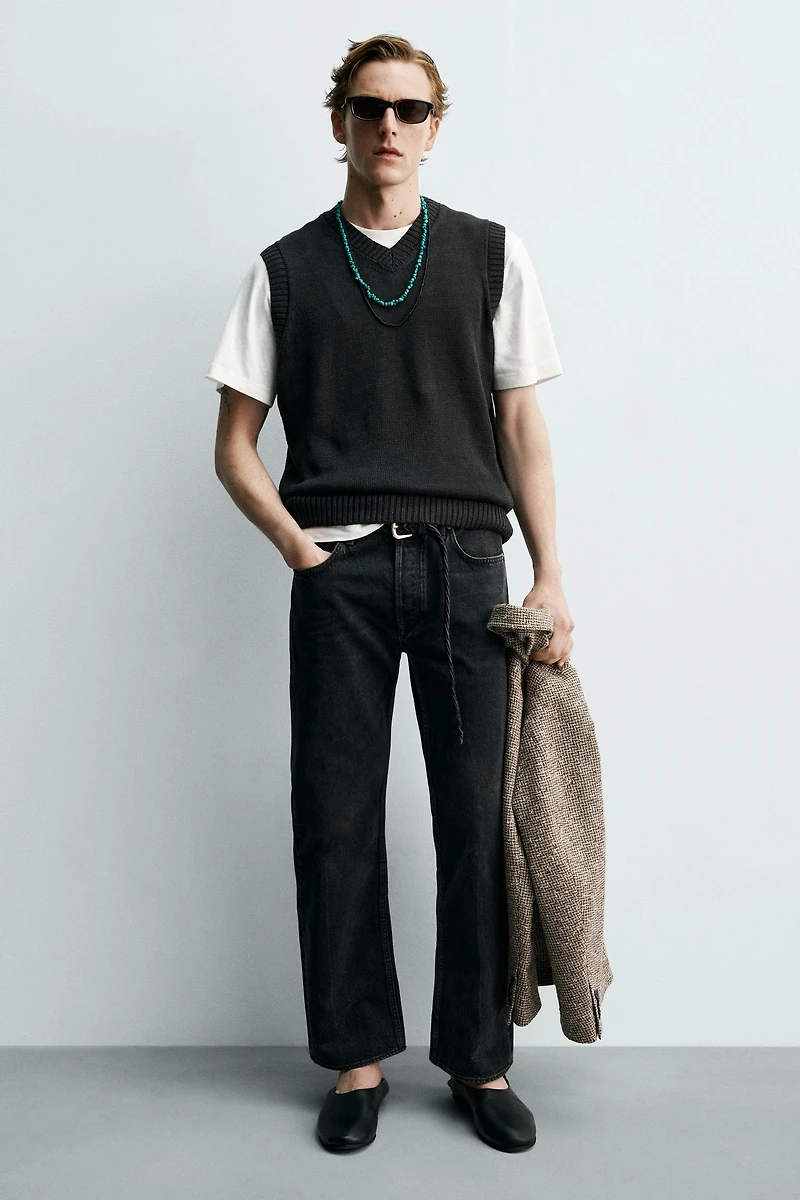 MOCASSINS EN CUIR SEMELLE VIBRAM® AARON LEVINE X ZARA