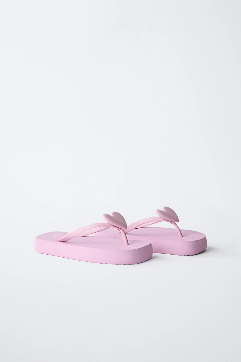 SANDALES DE BAIN CŒUR