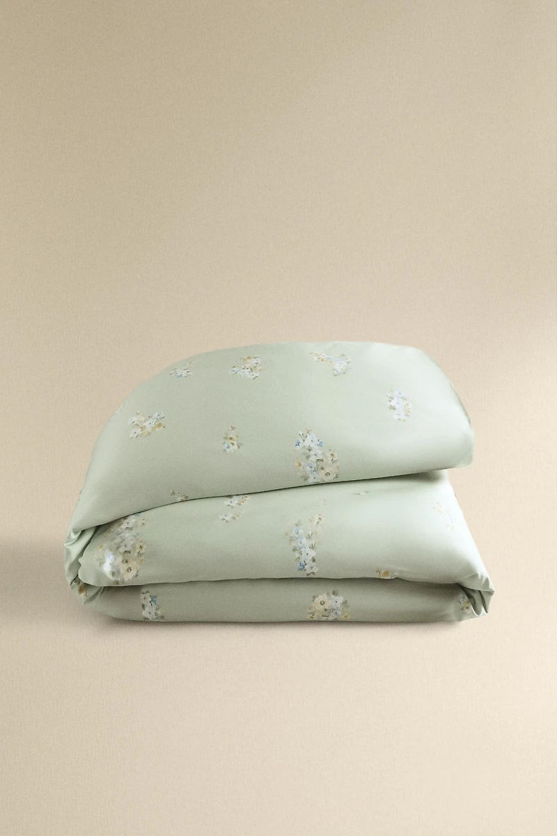 HOUSSE DE COUETTE SATIN FLEURS SAUVAGES