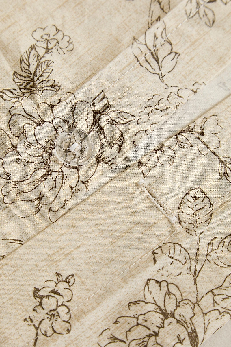HOUSSE DE COUETTE IMPRIMÉ FLORAL