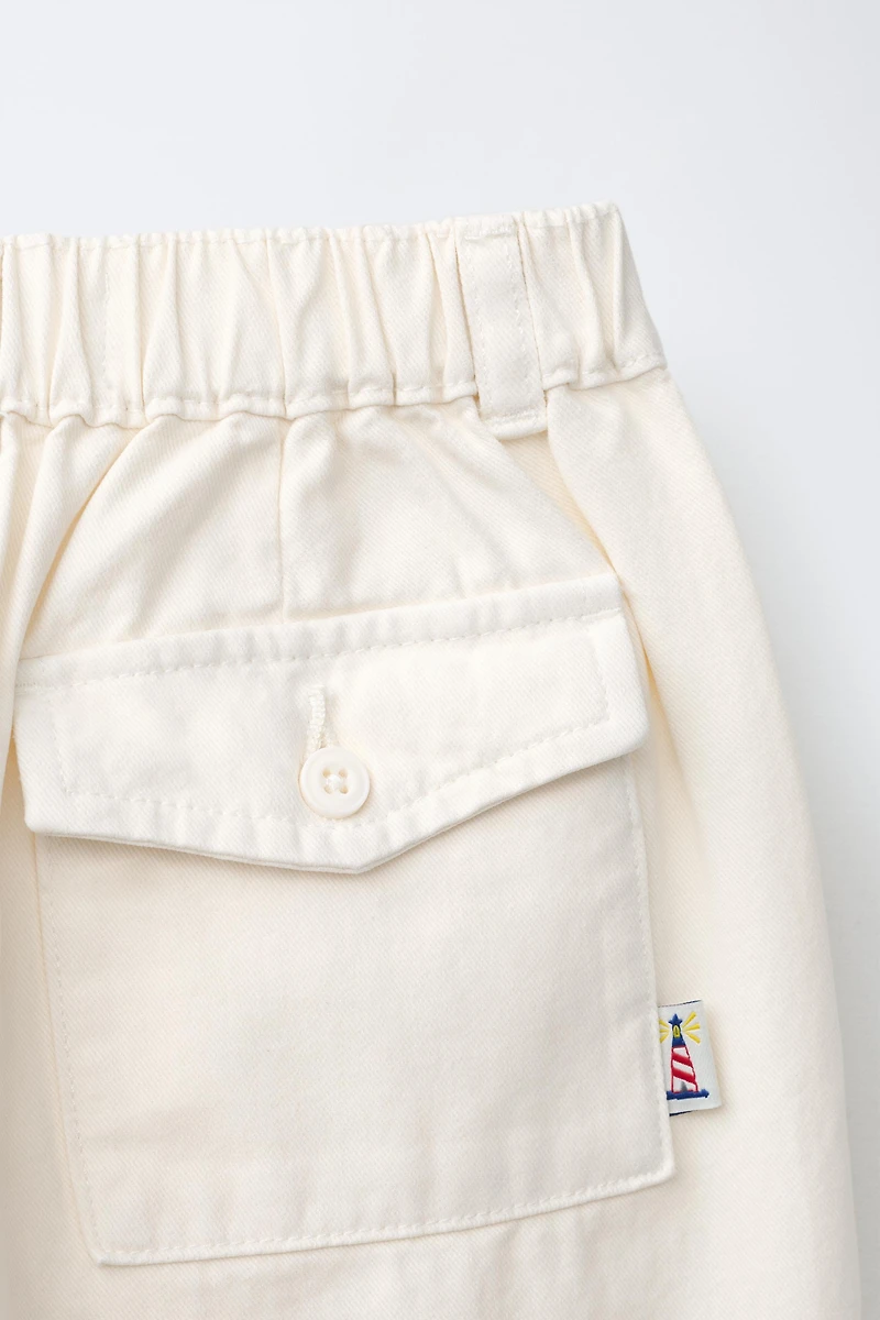 BALLOON TWILL PANTS