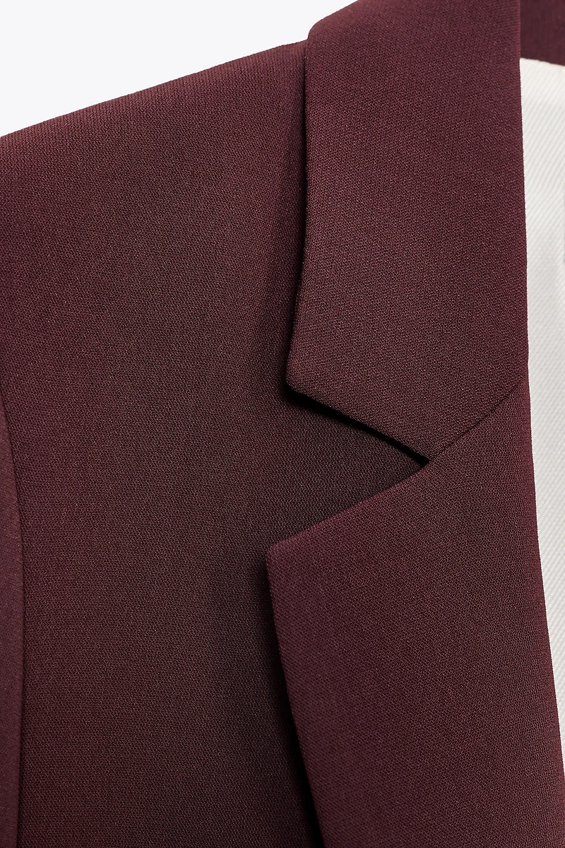PRINTED CUFF BLAZER