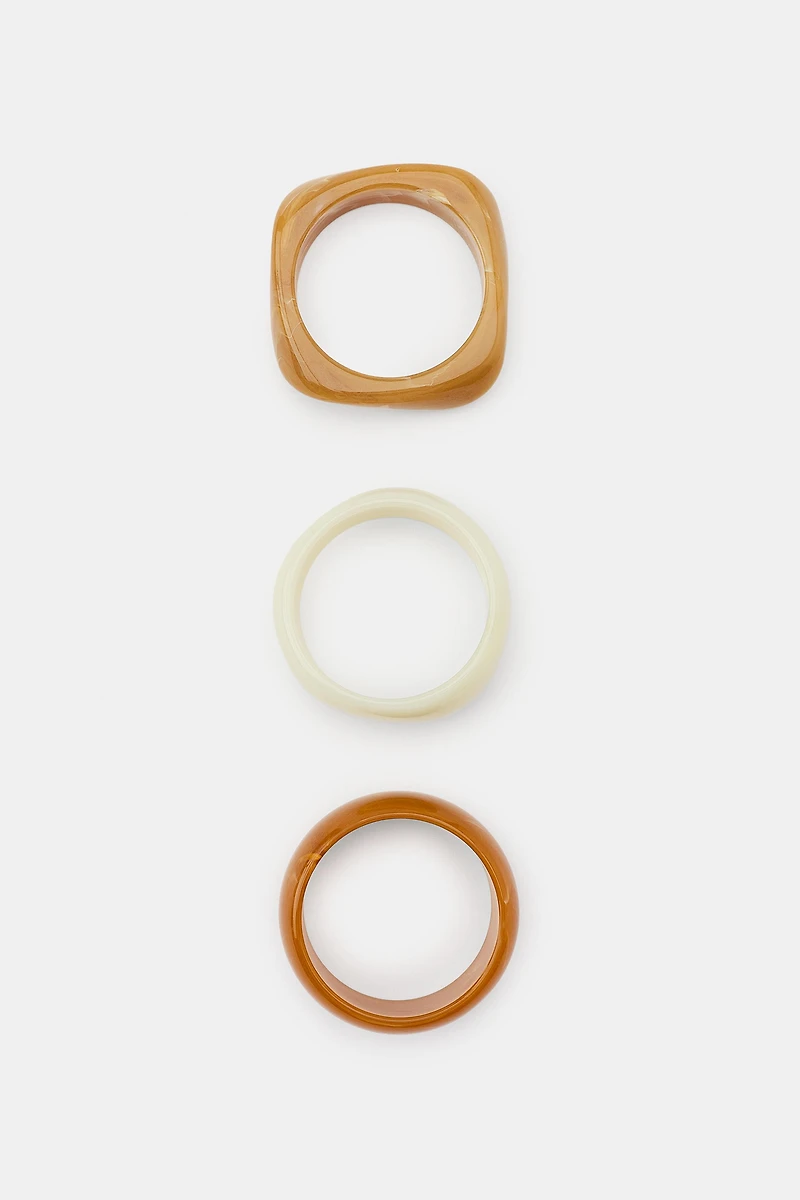 PACK OF 3 RIGID BRACELETS