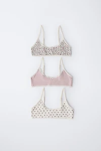 9-14 YEARS/ THREE-PACK FLORAL TOPS
