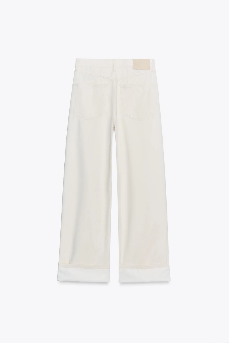 ZW COLLECTION LOW-RISE BAGGY JEANS