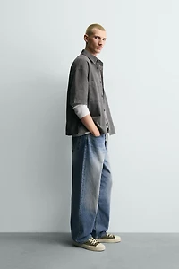 TEXTURED SHIRT WITH POCKETS