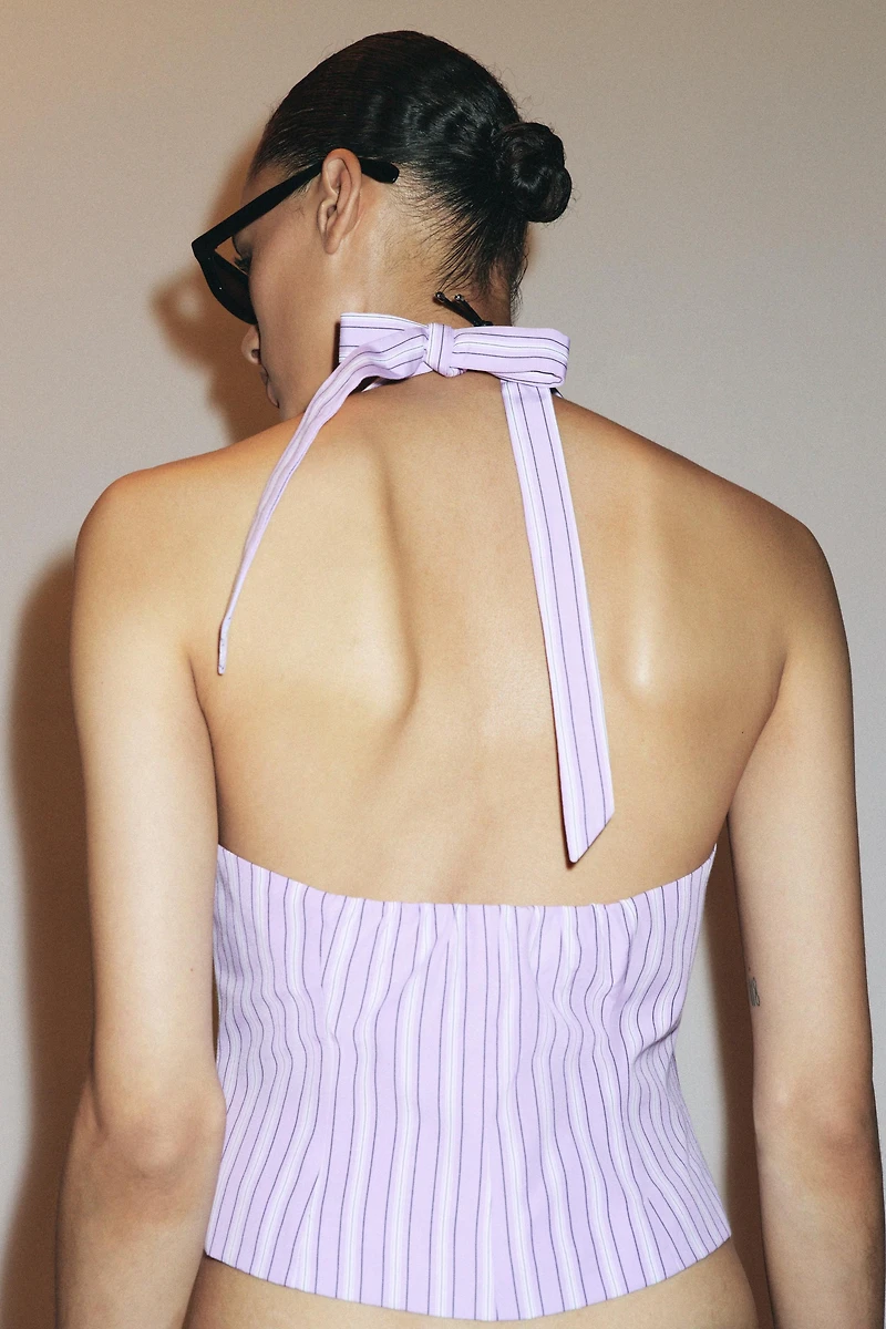 STRIPED VEST TOP