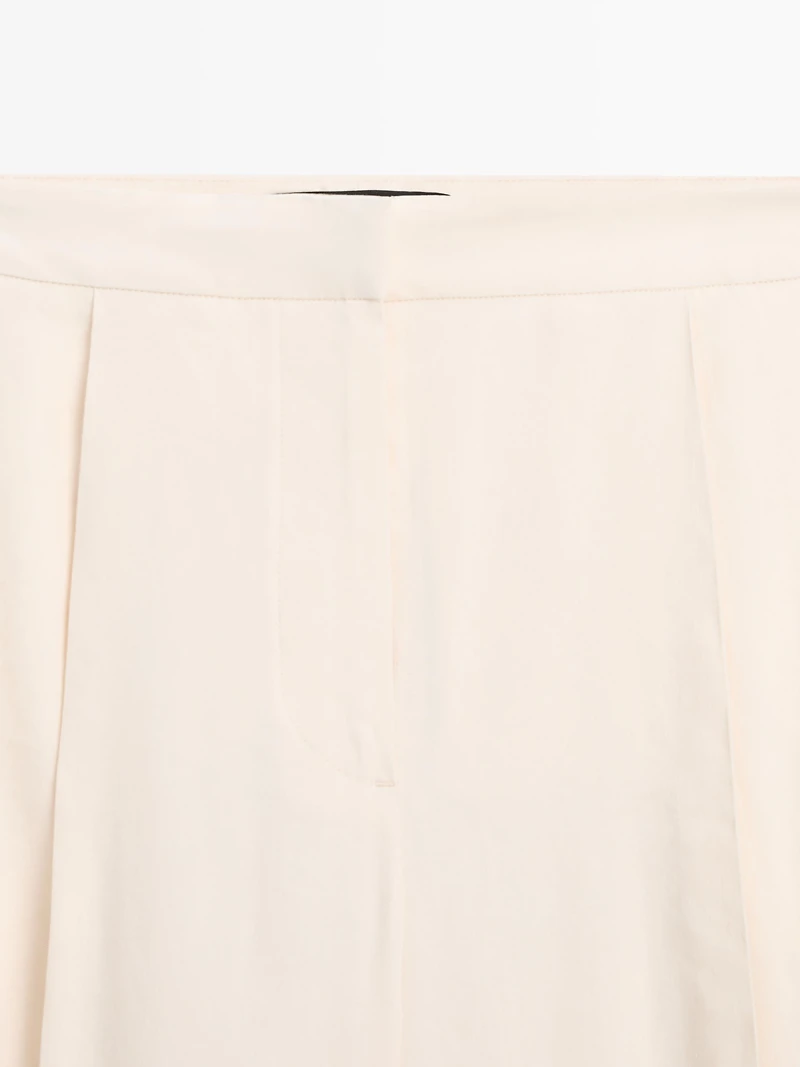 Pantalon fluide barrel fit