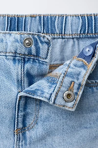 WAVE DENIM SHORTS