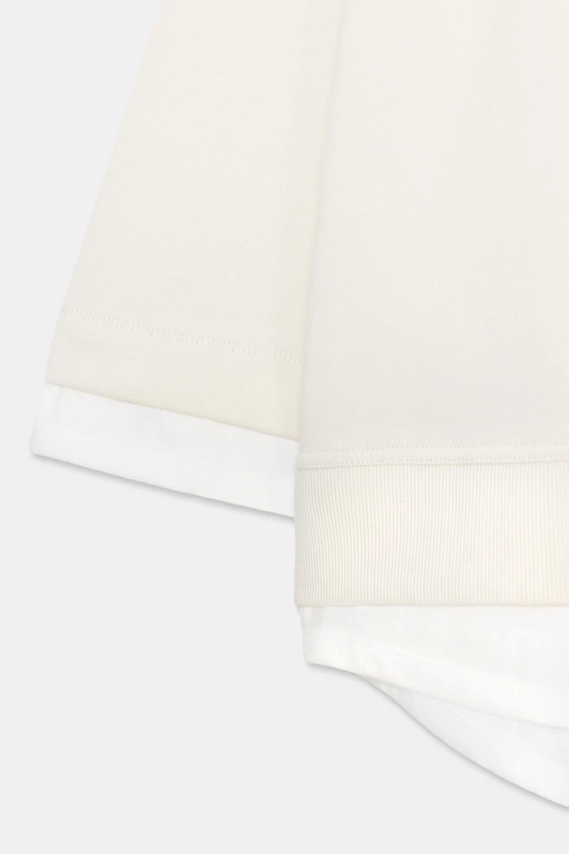 COMBINATION LONG SLEEVE SWEATSHIRT
