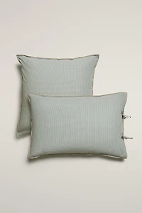 KATHARINE POLE MINI CHECK PILLOWCASE