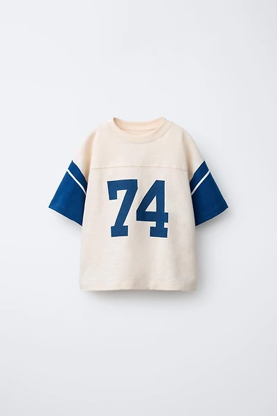 NUMBER PRINTED T-SHIRT