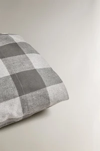 CHECK FLANNEL PILLOWCASE