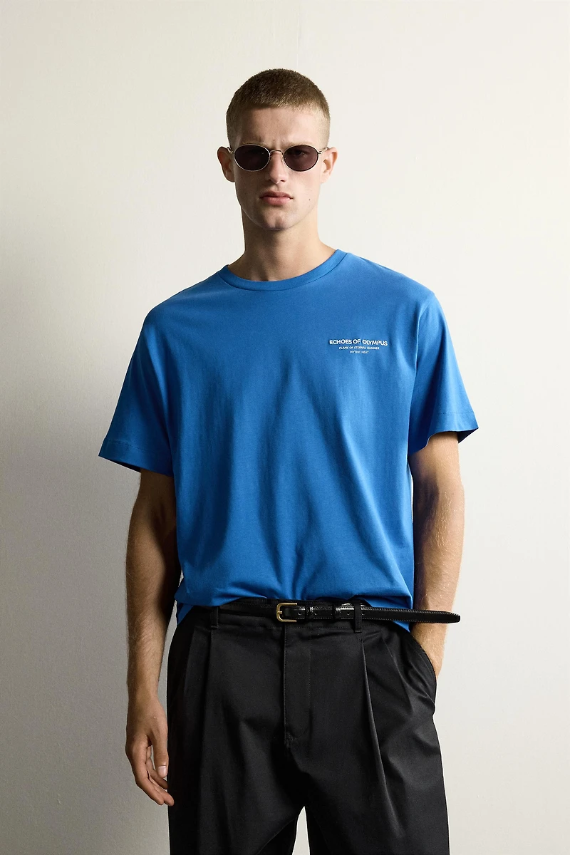 T-SHIRT RELAXED FIT BRODÉ