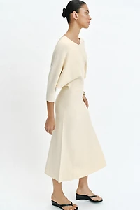 KNIT MIDI DRESS