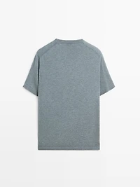 Knit cotton T-shirt