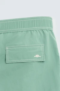 CONTRAST WASH MEDIUM SWIMSUIT