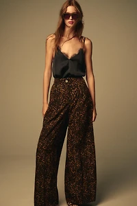 ANIMAL PRINT PALAZZO PANTS