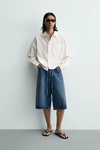 CHEMISE COUPE BOXY DÉLAVÉE
