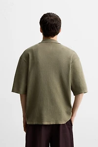 CHEMISE EN MAILLE STRUCTURÉE