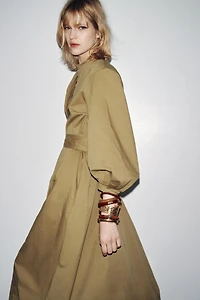 ZW COLLECTION BELTED SHIRT DRESS
