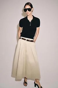 SHORT SLEEVE KNIT POLO SHIRT