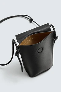 LEATHER CROSSBODY BAG