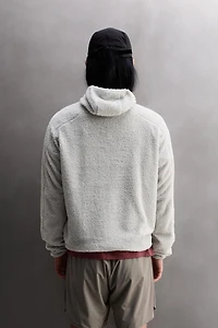 TEXTURED FLEECE HOODIE