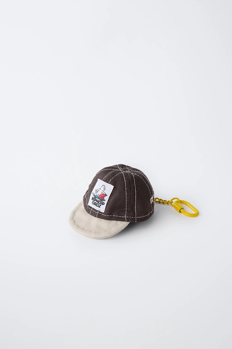RIPNDIP © X ZARA KIDS CAP KEYCHAIN