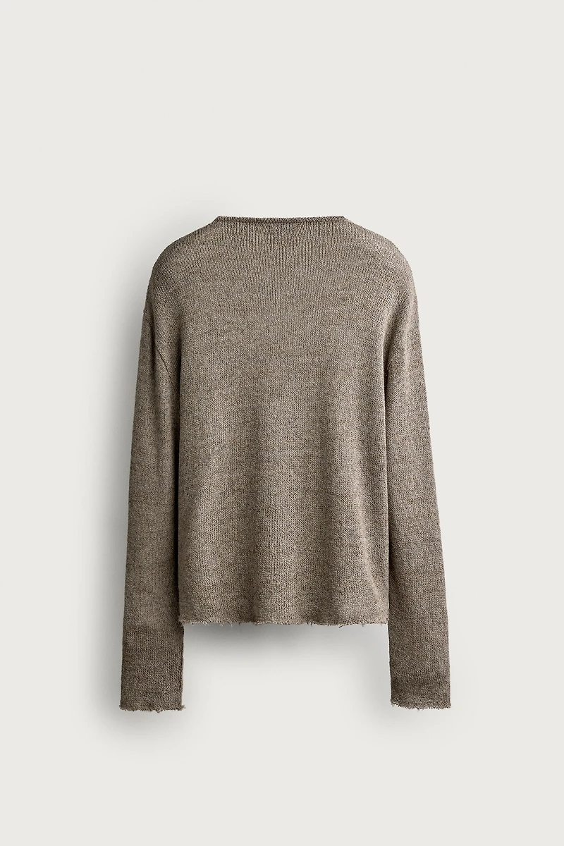 RELAXED FIT KNIT T-SHIRT