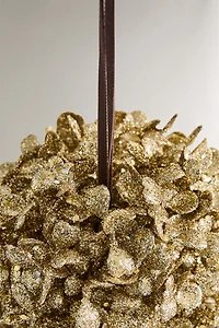 CHRISTMAS SHINY PETALS TREE ORNAMENT