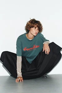 TEXT PRINT T-SHIRT