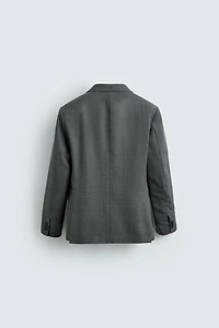 PLAID SUIT BLAZER